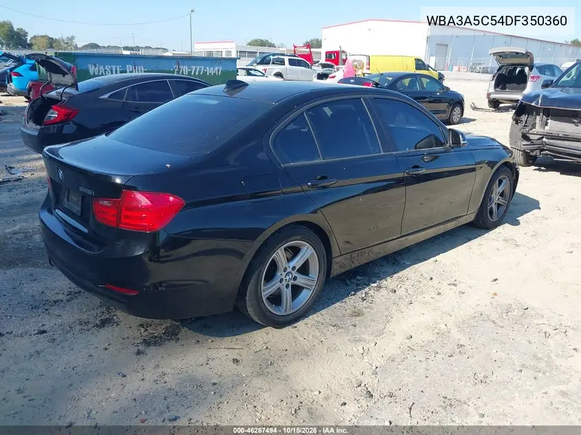 2013 BMW 3ER VIN WBA3A5C54DF350360 — фото 4