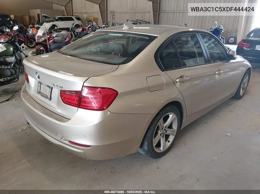 2013 BMW 3ER VIN WBA3C1C5XDF444424 — фото 4