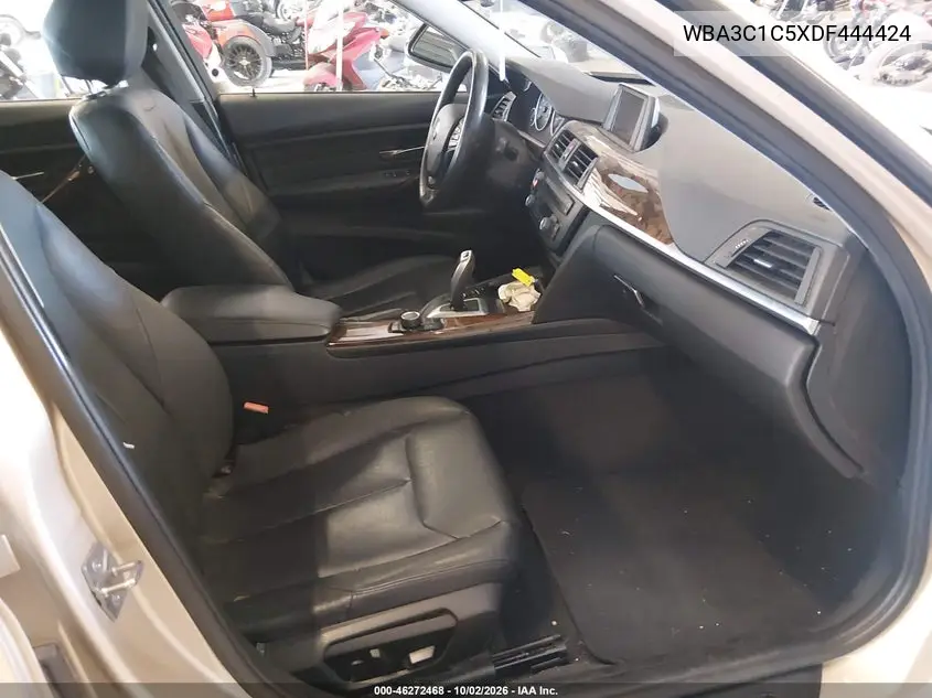 2013 BMW 3ER VIN WBA3C1C5XDF444424 — фото 5