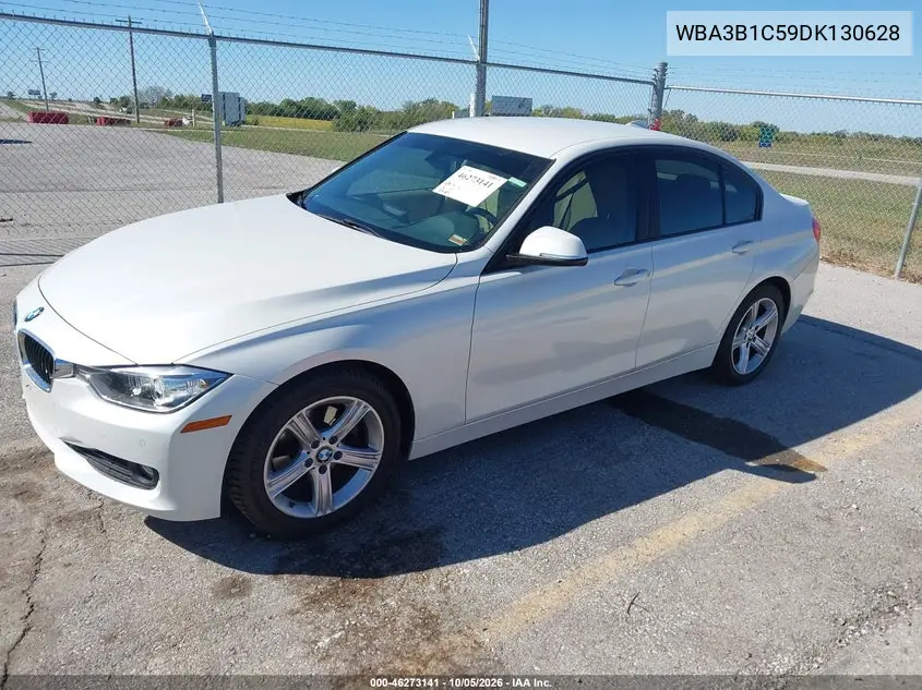 2013 BMW 3ER VIN WBA3B1C59DK130628 — фото 2