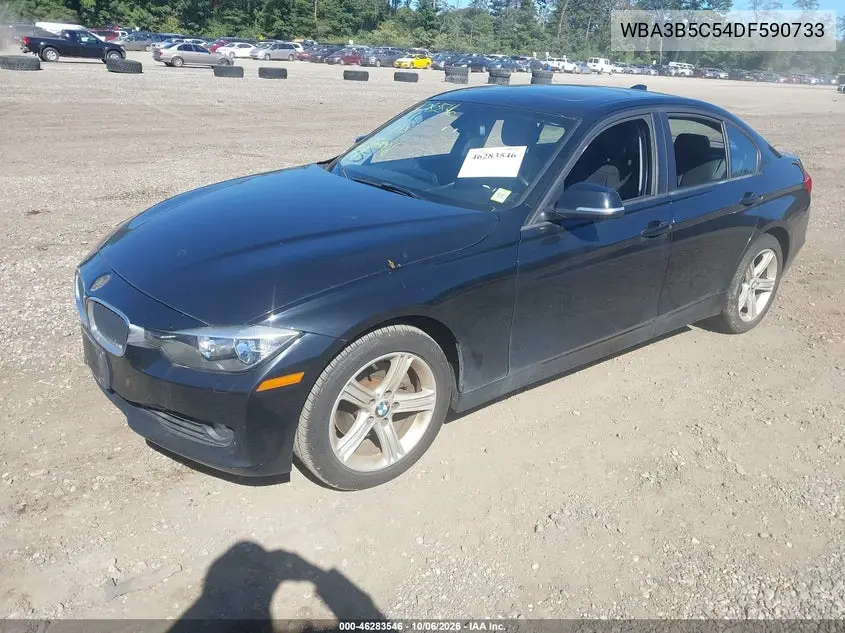 2013 BMW 3ER VIN WBA3B5C54DF590733 — фото 2