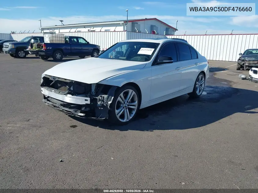 2013 BMW 3ER VIN WBA3A9C50DF476660 — фото 2