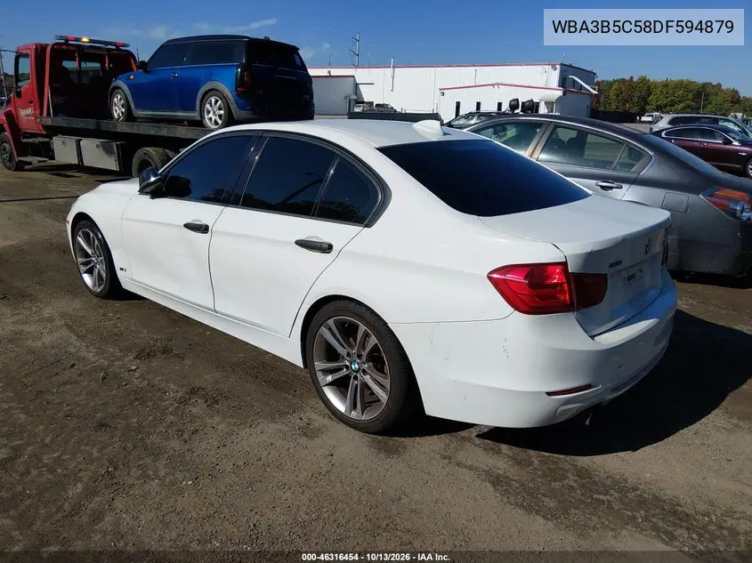 2013 BMW 3ER VIN WBA3B5C58DF594879 — фото 3
