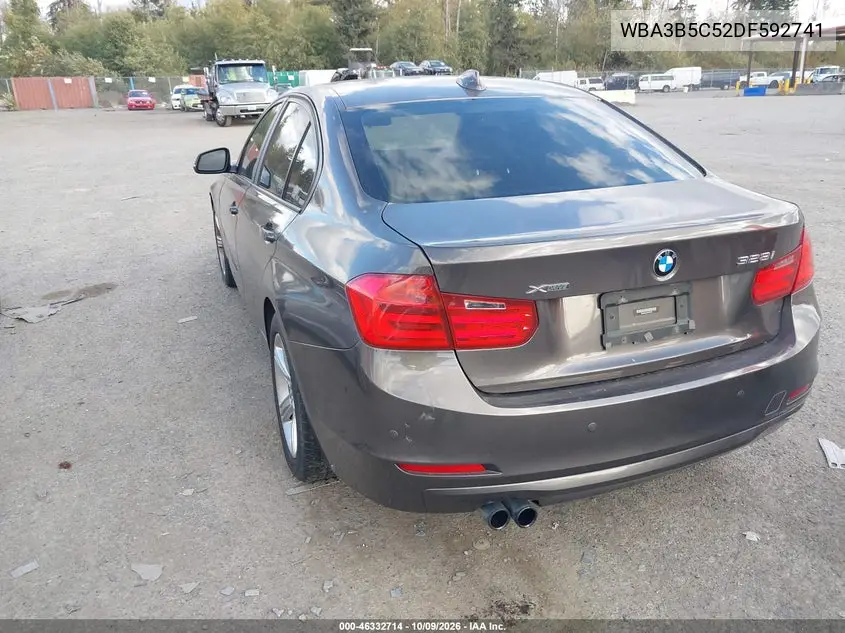 2013 BMW 3ER VIN WBA3B5C52DF592741 — фото 3