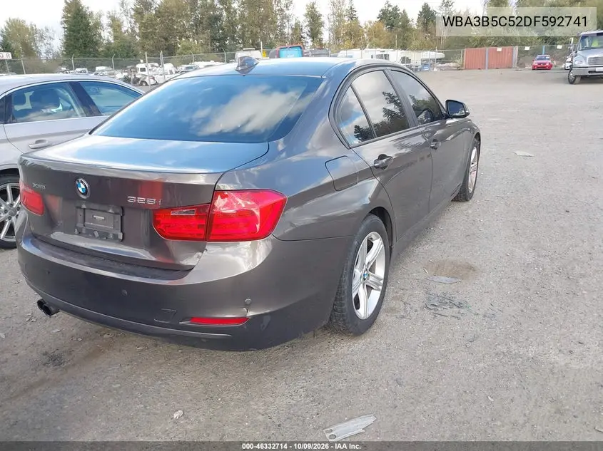 2013 BMW 3ER VIN WBA3B5C52DF592741 — фото 4