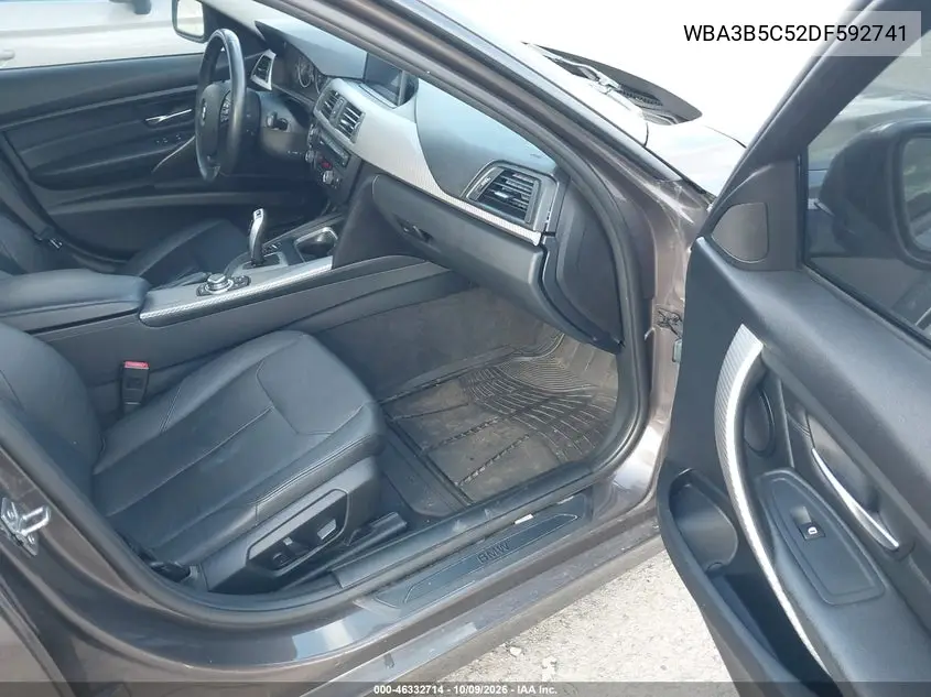 2013 BMW 3ER VIN WBA3B5C52DF592741 — фото 5