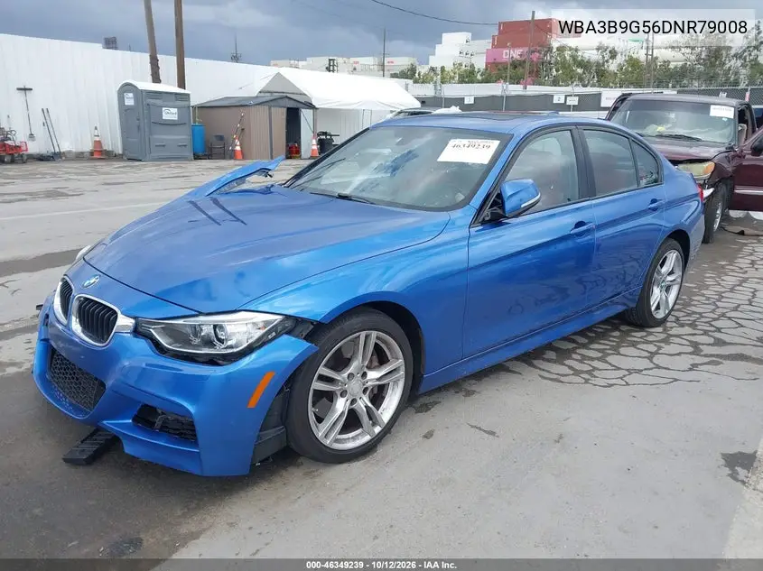 2013 BMW 3ER VIN WBA3B9G56DNR79008 — фото 2