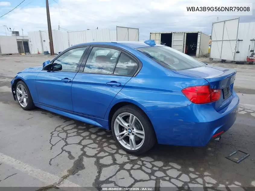 2013 BMW 3ER VIN WBA3B9G56DNR79008 — фото 3