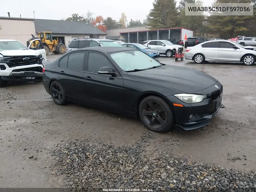 BMW 3ER 2013, VIN WBA3B5C51DF597056