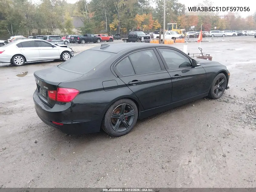 2013 BMW 3ER VIN WBA3B5C51DF597056 — фото 4
