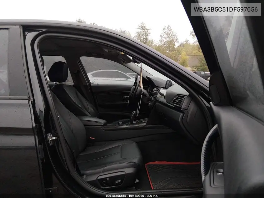 2013 BMW 3ER VIN WBA3B5C51DF597056 — фото 5