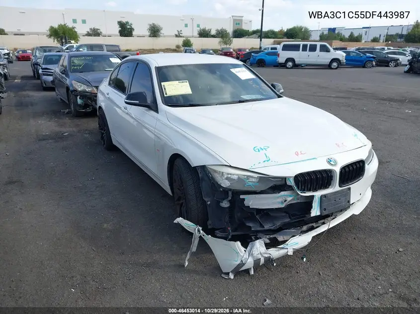 BMW 3ER 2013, VIN WBA3C1C55DF443987