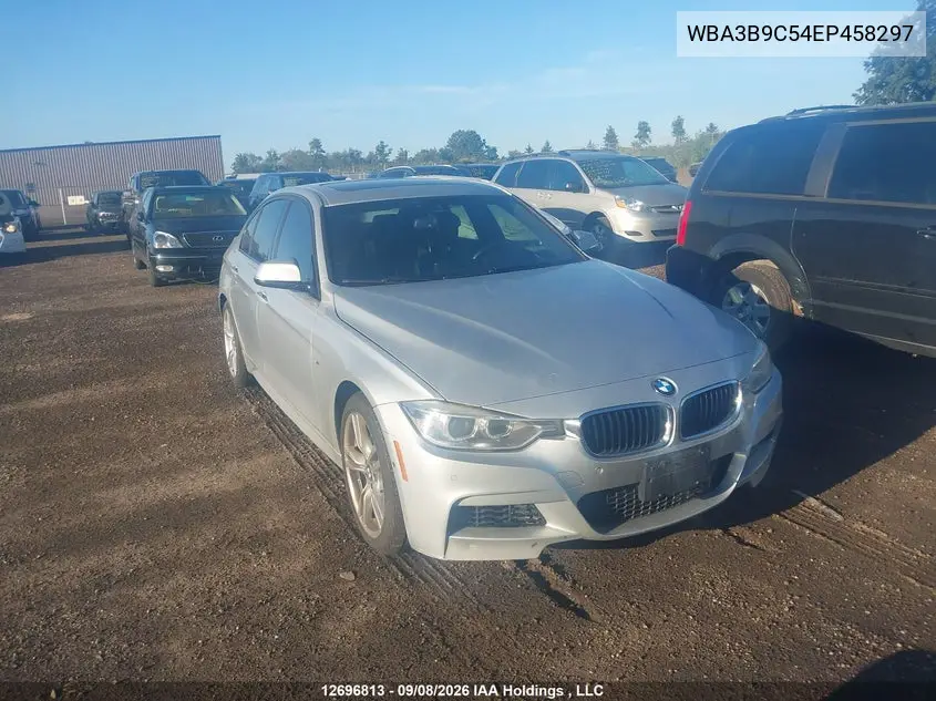 BMW 3ER 2014, VIN WBA3B9C54EP458297