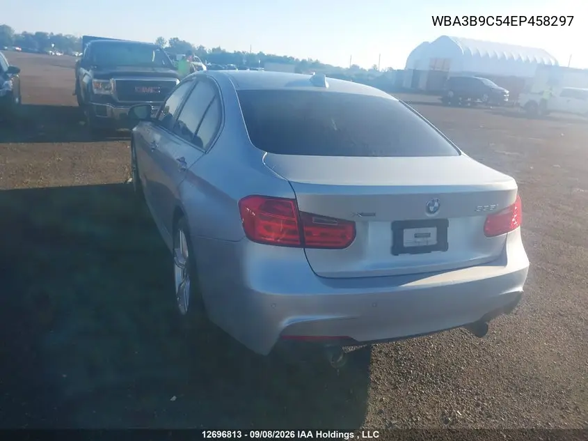 2014 BMW 3ER VIN WBA3B9C54EP458297 — фото 3