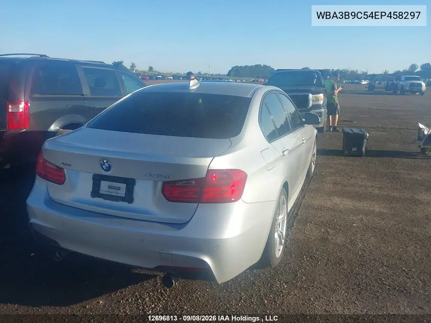 2014 BMW 3ER VIN WBA3B9C54EP458297 — фото 4