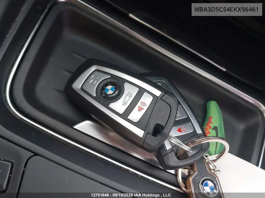 2014 BMW 3ER VIN WBA3D5C54EKX96461 — фото 11