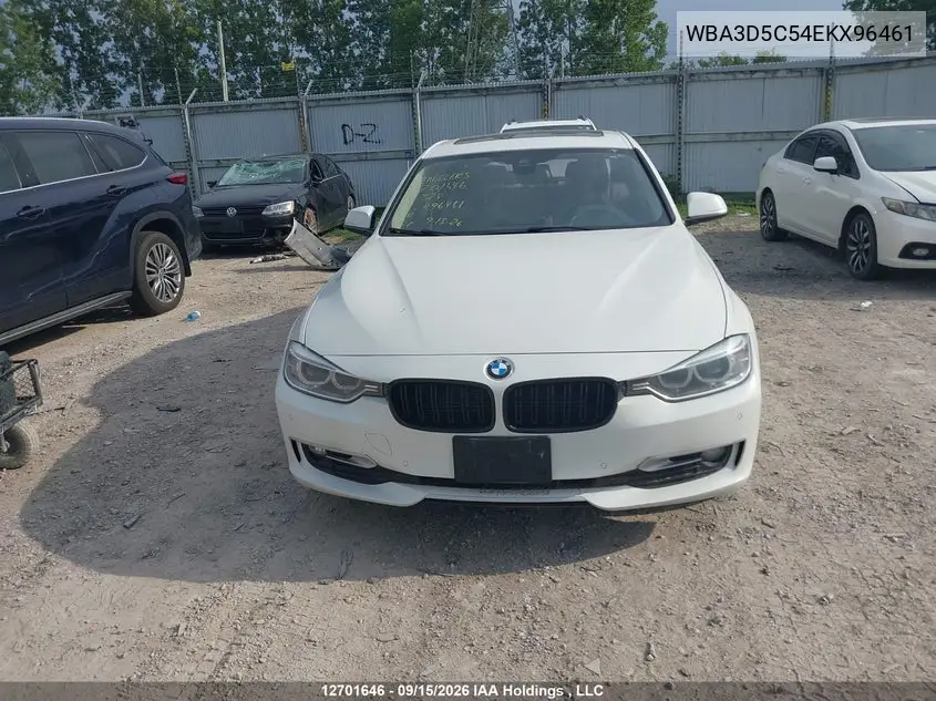 2014 BMW 3ER VIN WBA3D5C54EKX96461 — фото 13