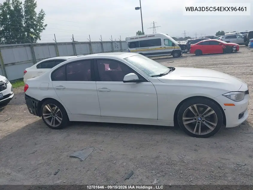 2014 BMW 3ER VIN WBA3D5C54EKX96461 — фото 14