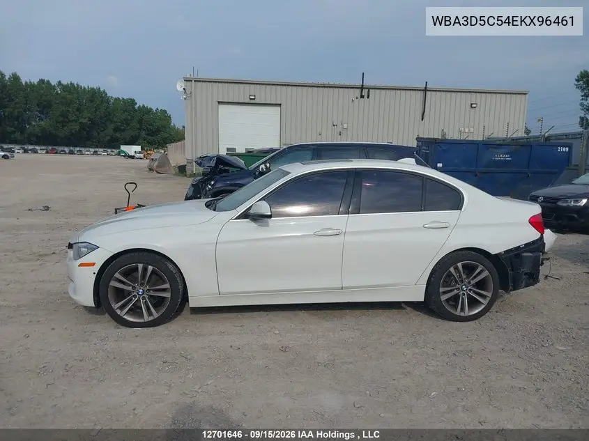 2014 BMW 3ER VIN WBA3D5C54EKX96461 — фото 15