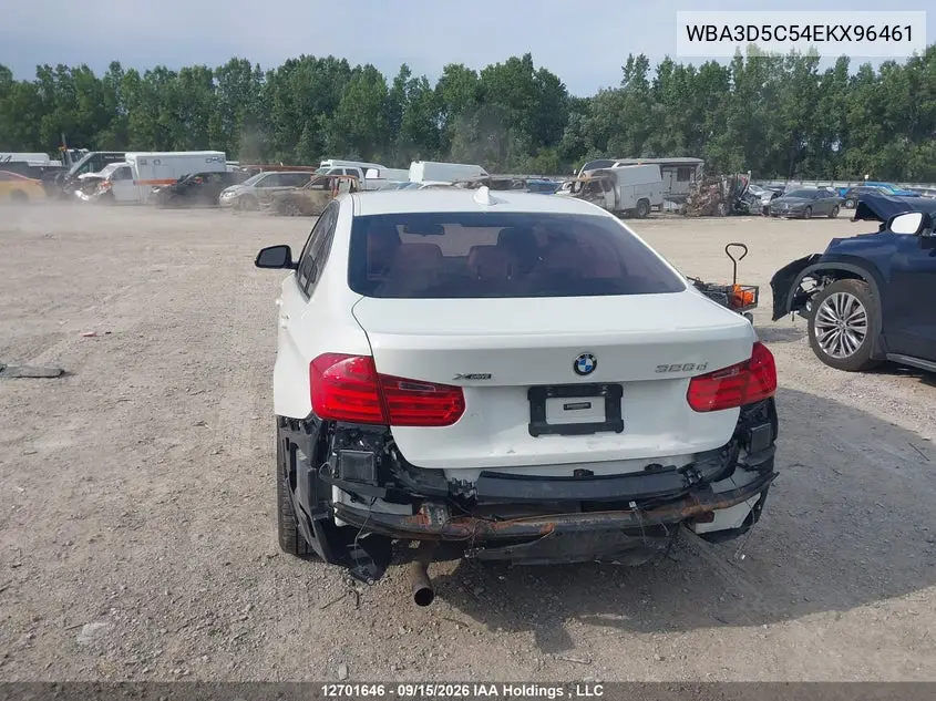 2014 BMW 3ER VIN WBA3D5C54EKX96461 — фото 17