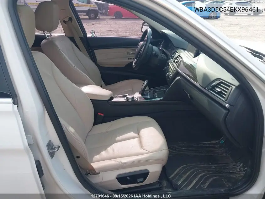 2014 BMW 3ER VIN WBA3D5C54EKX96461 — фото 5