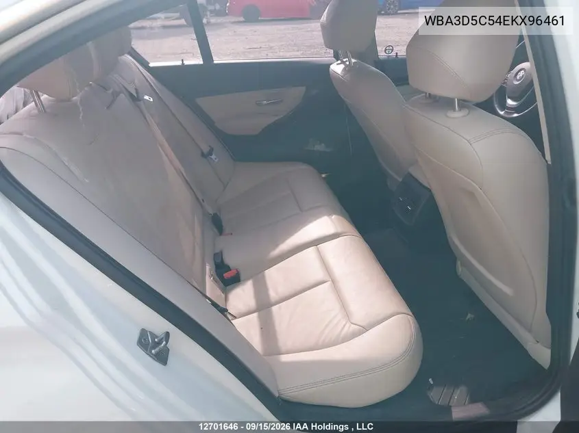 2014 BMW 3ER VIN WBA3D5C54EKX96461 — фото 8