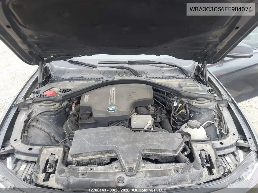2014 BMW 3ER VIN WBA3C3C56EF984074 — фото 10