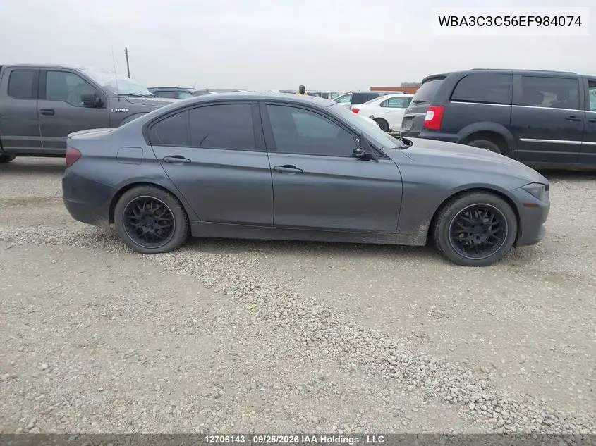 2014 BMW 3ER VIN WBA3C3C56EF984074 — фото 13
