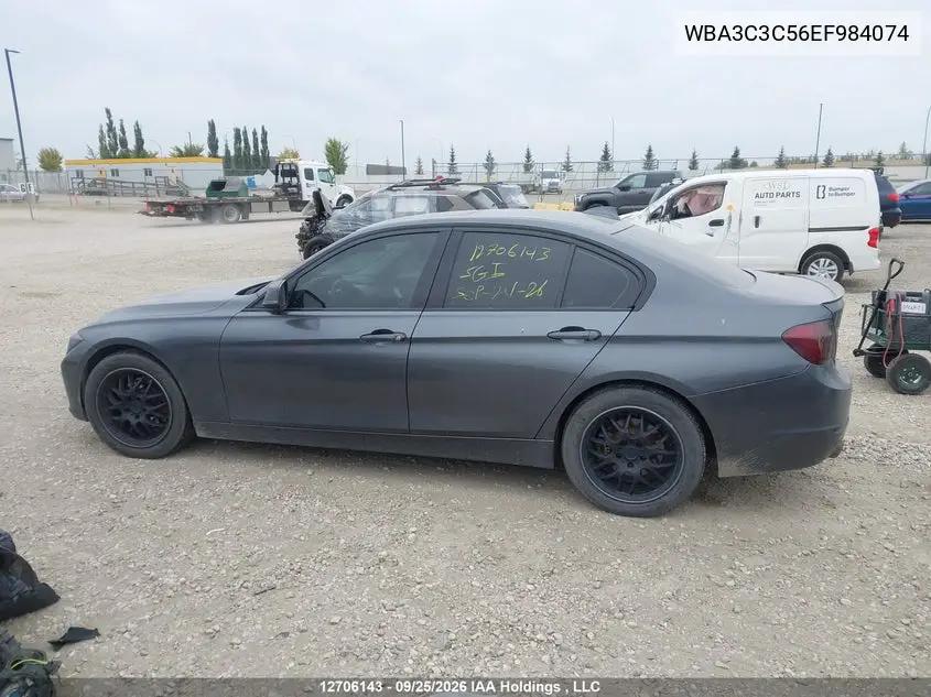 2014 BMW 3ER VIN WBA3C3C56EF984074 — фото 14