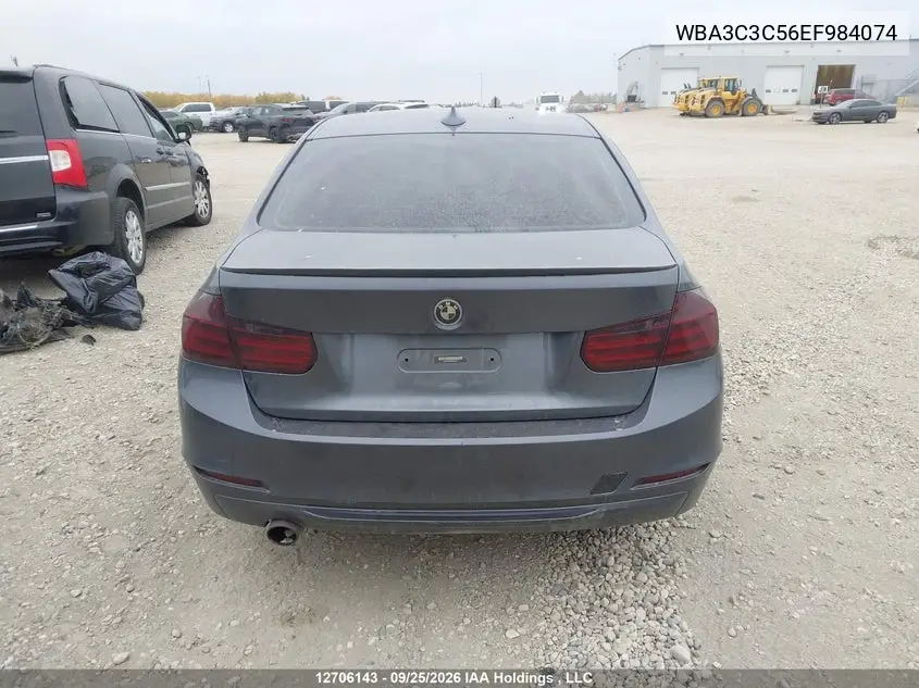 2014 BMW 3ER VIN WBA3C3C56EF984074 — фото 16