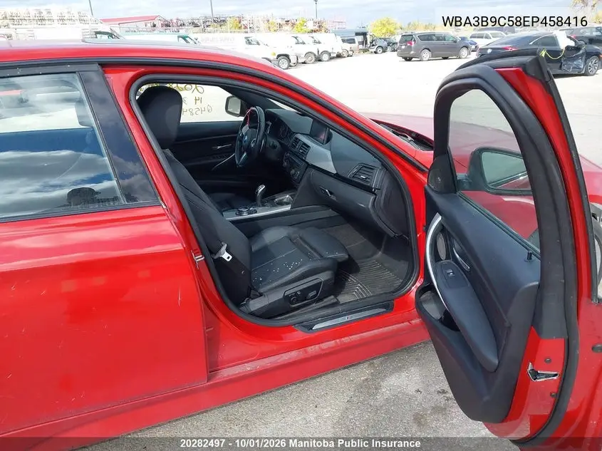 2014 BMW 3ER VIN WBA3B9C58EP458416 — фото 5