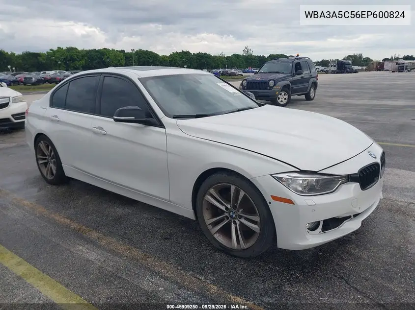 BMW 3ER 2014, VIN WBA3A5C56EP600824