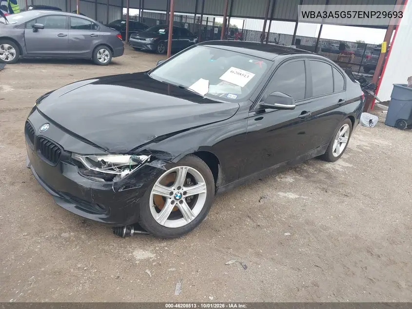 2014 BMW 3ER VIN WBA3A5G57ENP29693 — фото 2