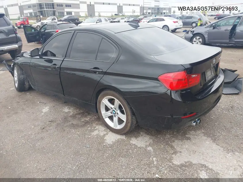 2014 BMW 3ER VIN WBA3A5G57ENP29693 — фото 3
