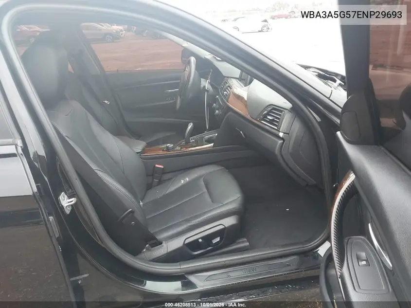 2014 BMW 3ER VIN WBA3A5G57ENP29693 — фото 5