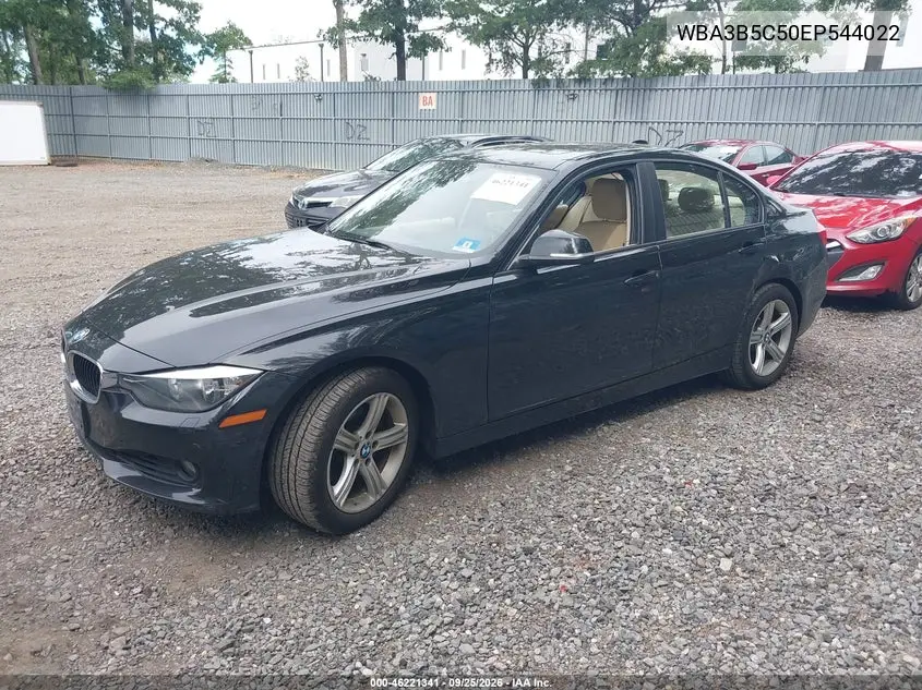 2014 BMW 3ER VIN WBA3B5C50EP544022 — фото 2
