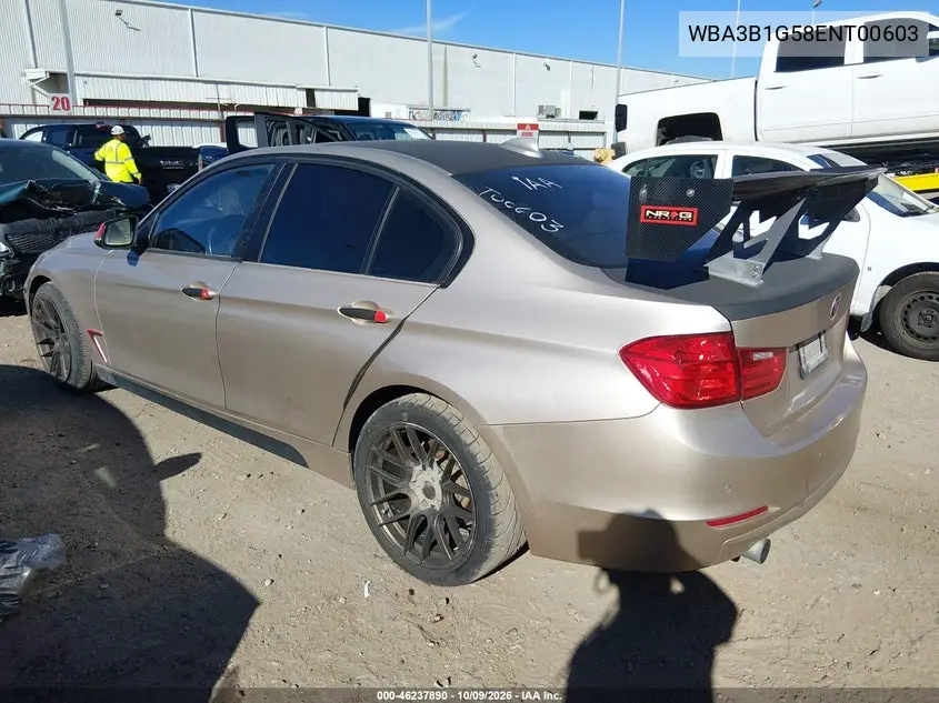 2014 BMW 3ER VIN WBA3B1G58ENT00603 — фото 3