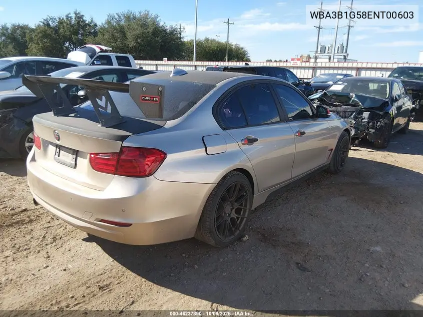 2014 BMW 3ER VIN WBA3B1G58ENT00603 — фото 4