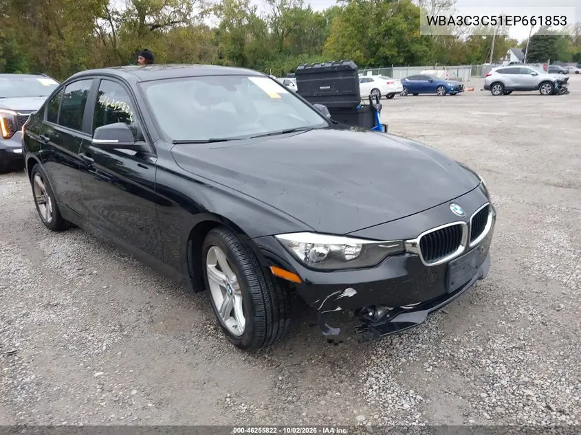 BMW 3ER 2014, VIN WBA3C3C51EP661853