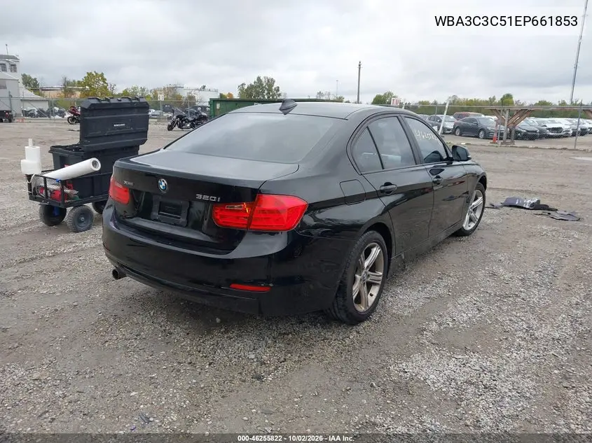 2014 BMW 3ER VIN WBA3C3C51EP661853 — фото 4