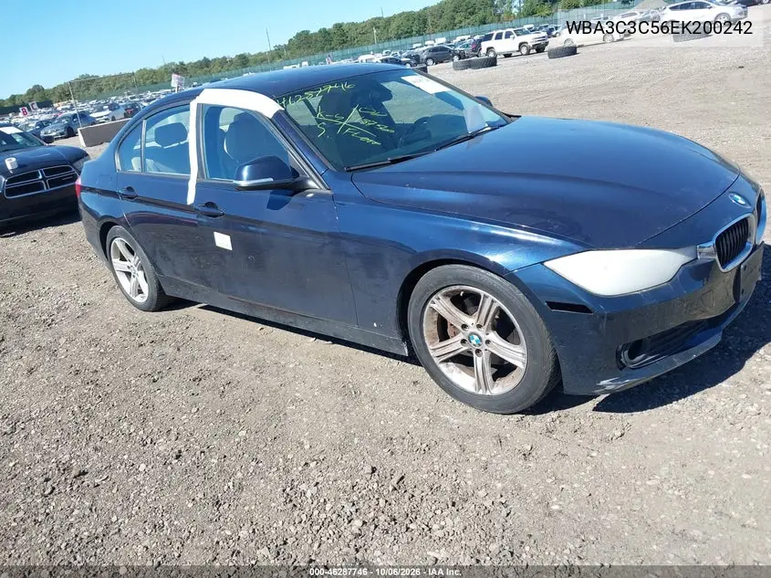 BMW 3ER 2014, VIN WBA3C3C56EK200242
