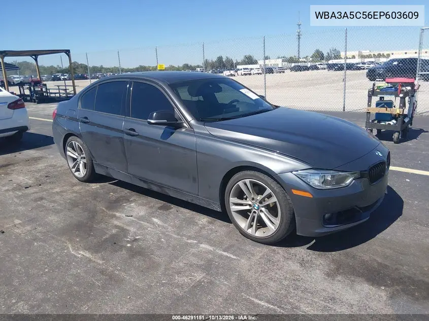 BMW 3ER 2014, VIN WBA3A5C56EP603609