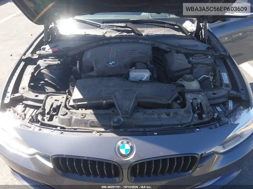 2014 BMW 3ER VIN WBA3A5C56EP603609 — фото 10