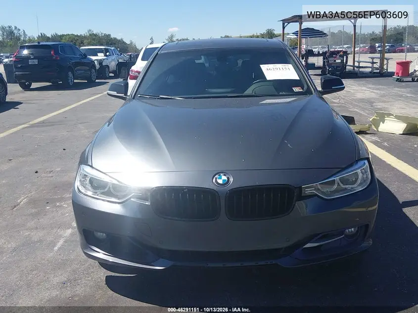 2014 BMW 3ER VIN WBA3A5C56EP603609 — фото 13