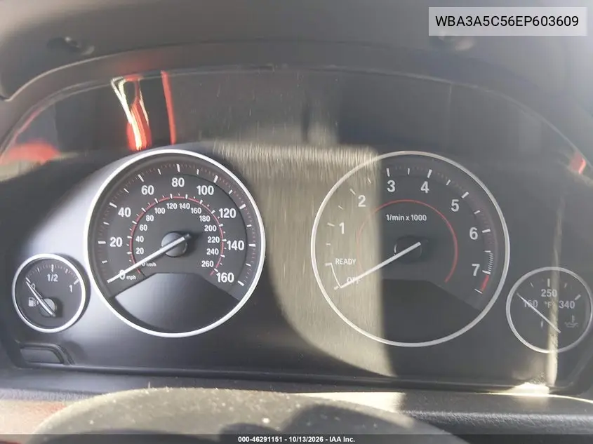 2014 BMW 3ER VIN WBA3A5C56EP603609 — фото 7