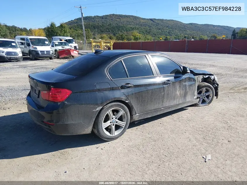 2014 BMW 3ER VIN WBA3C3C57EF984228 — фото 4