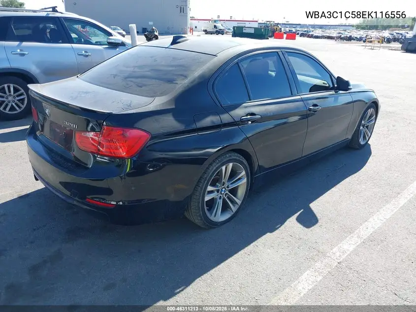 2014 BMW 3ER VIN WBA3C1C58EK116556 — фото 4
