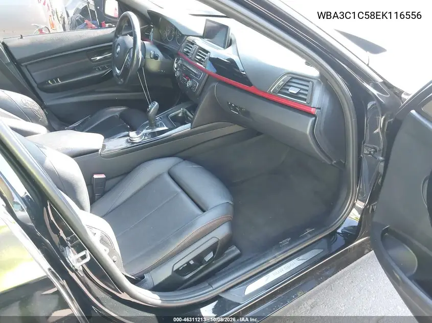 2014 BMW 3ER VIN WBA3C1C58EK116556 — фото 5