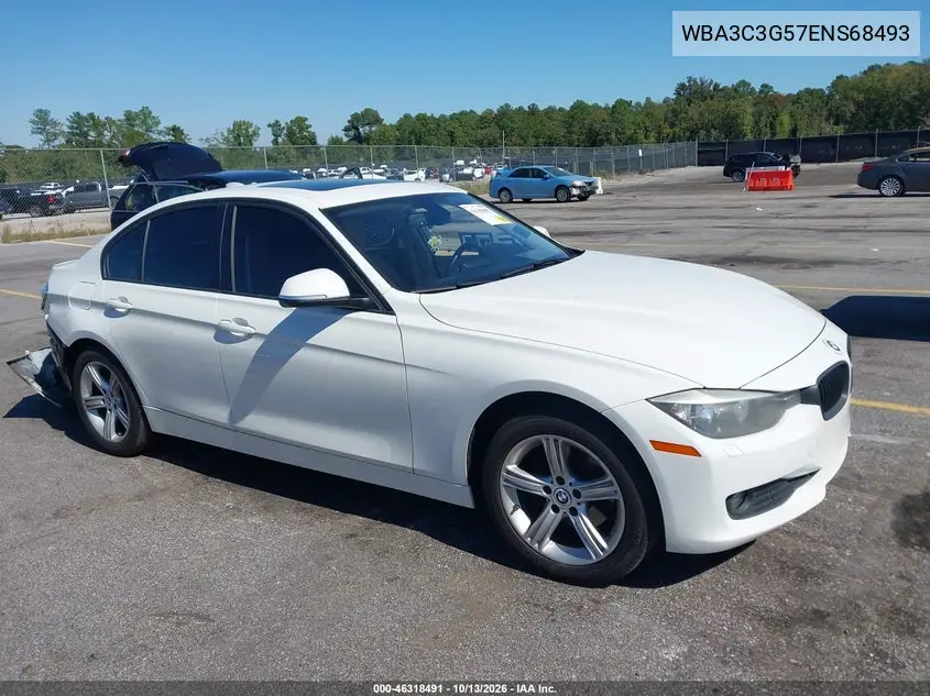 BMW 3ER 2014, VIN WBA3C3G57ENS68493