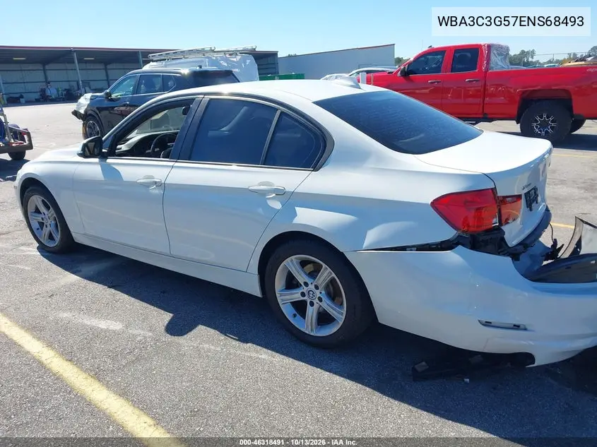 2014 BMW 3ER VIN WBA3C3G57ENS68493 — фото 3